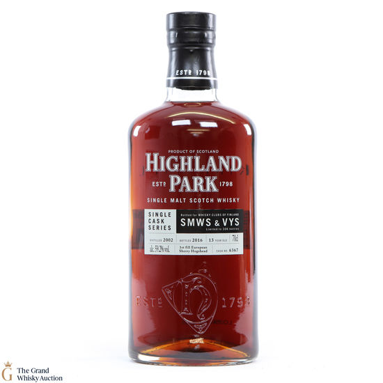 Highland Park - 13 Year Old - Single Cask #6367 - SMWS & VYS
