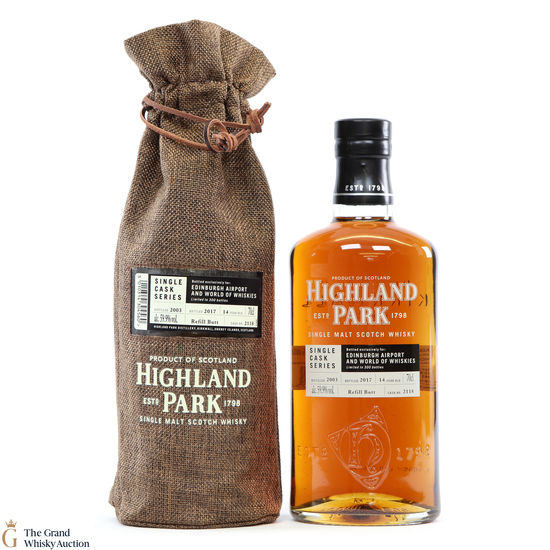 Highland Park - 14 Year Old - Single Cask #2118 - Edinburgh Airport and World of Whiskies