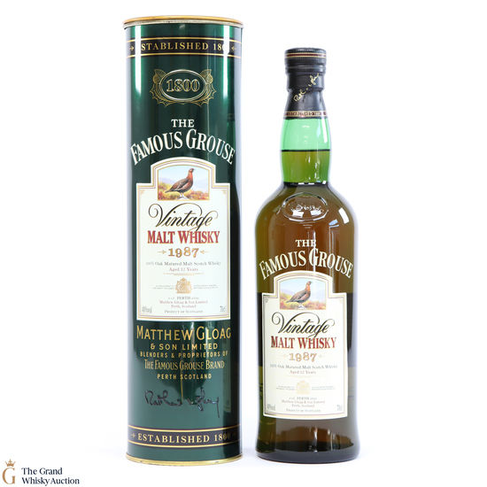 Famous Grouse - 12 Year Old 1987 Vintage