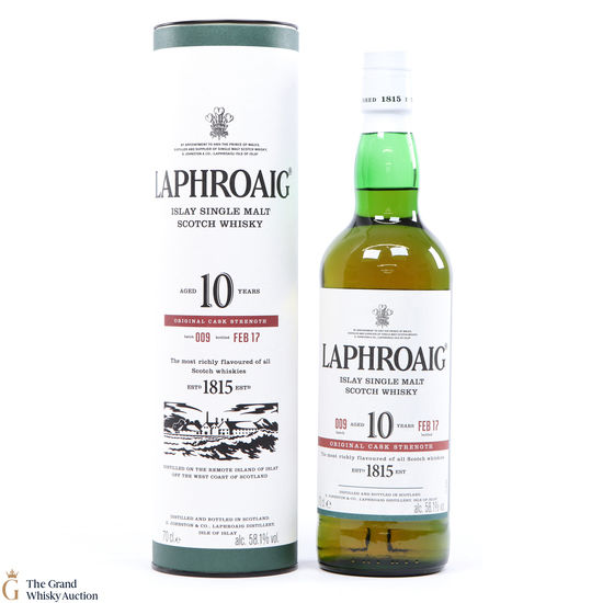 Laphroaig - 10 Year Old - Original Cask Strength Batch #009