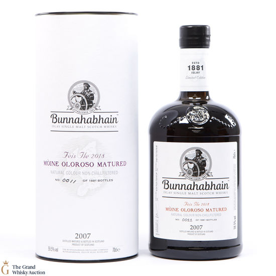Bunnahabhain - 2007 Moine Oloroso - Fèis Ìle 2018