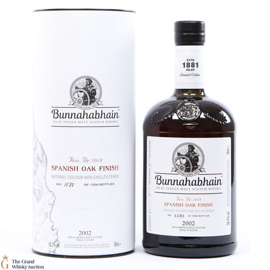 Bunnahabhain - 2002 Spanish Oak Finish - Fèis Ìle 2018