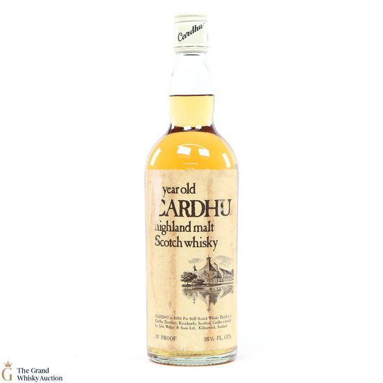 Cardhu - 12 Year Old 1970's