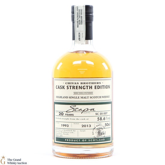 Scapa - 20 Year Old Cask Strength SC 20 007