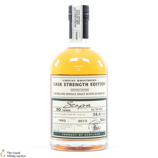 Scapa - 20 Year Old Cask Strength SC 20 007