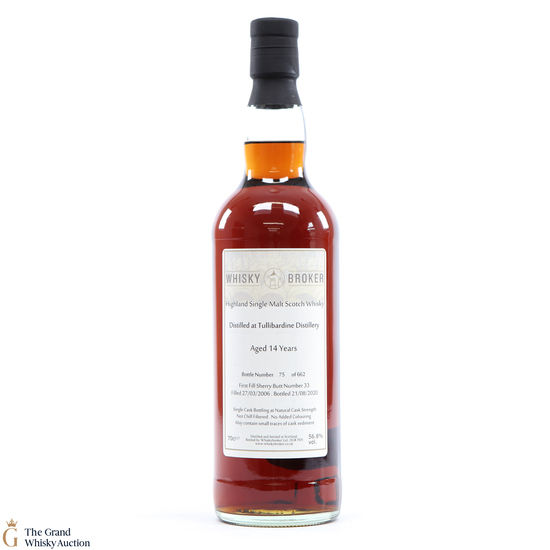 Tullibardine - 14 Year Old Whisky Broker #33 2006