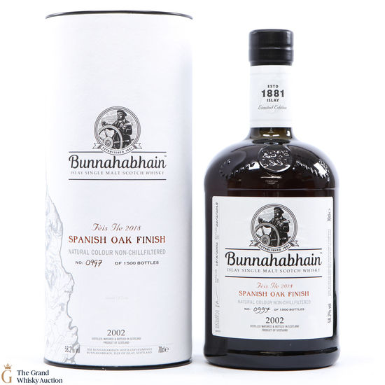 Bunnahabhain - 2002 Spanish Oak Finish - Fèis Ìle 2018
