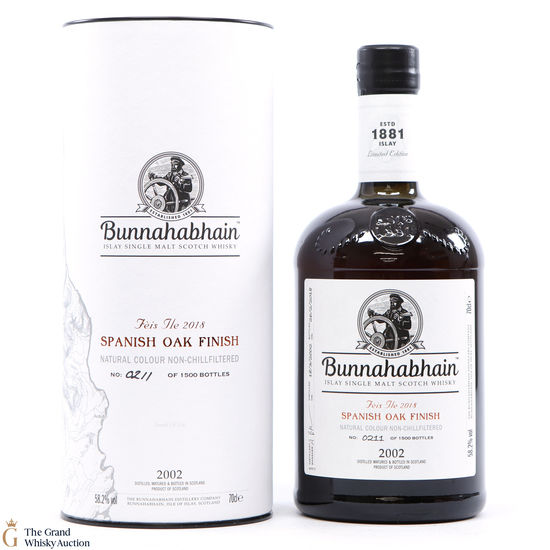 Bunnahabhain - 2002 Spanish Oak Finish - Fèis Ìle 2018