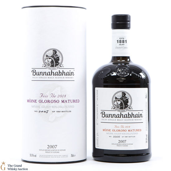 Bunnahabhain - 2007 Moine Oloroso - Fèis Ìle 2018