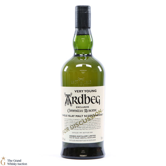 Ardbeg - Very Young 1997-2003 Committee Release