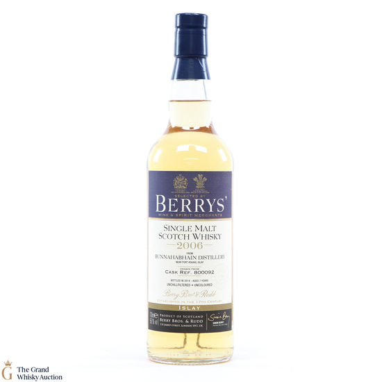 Bunnahabhain - 7 Year Old 2006 Berry Bros #800092