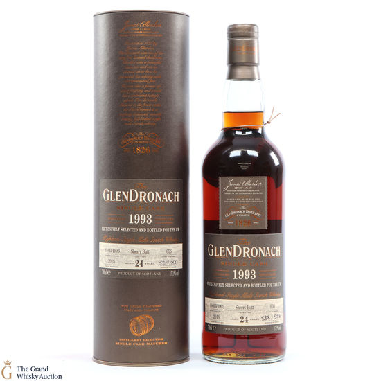 Glendronach - 24 Year Old - 1993 Single Cask #656 - UK Exclusive
