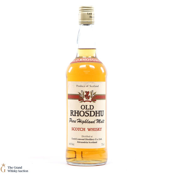 Old Rhosdhu - Single Malt 1980s​