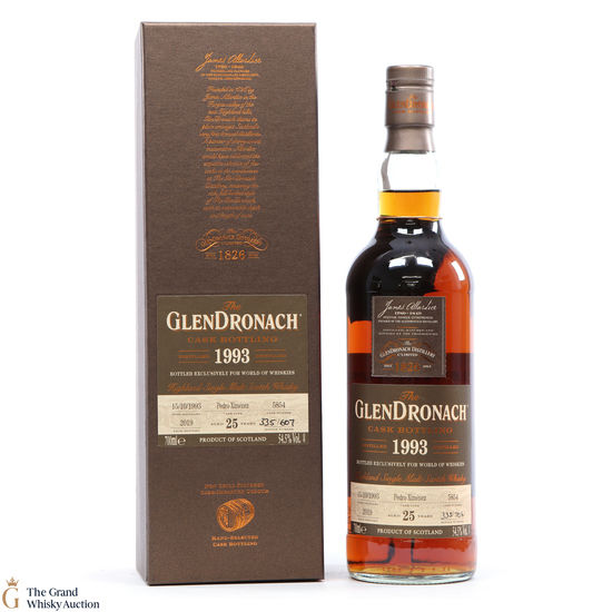 Glendronach - 25 Year Old - 1993 PX #5854 - World of Whikies