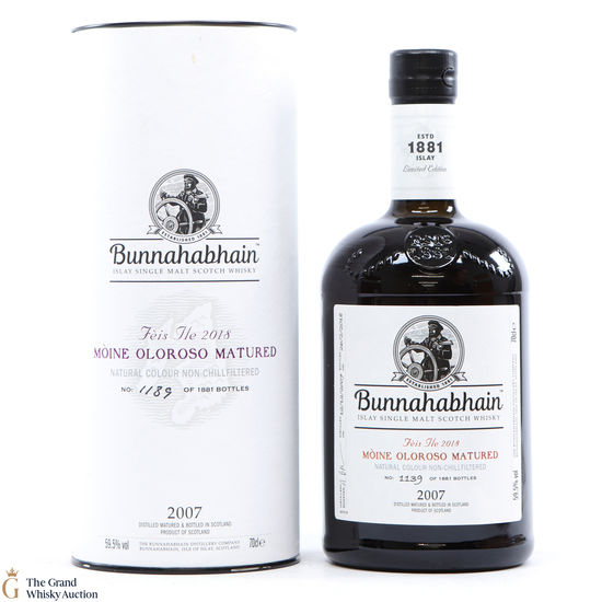 Bunnahabhain - 2007 Moine Oloroso - Fèis Ìle 2018
