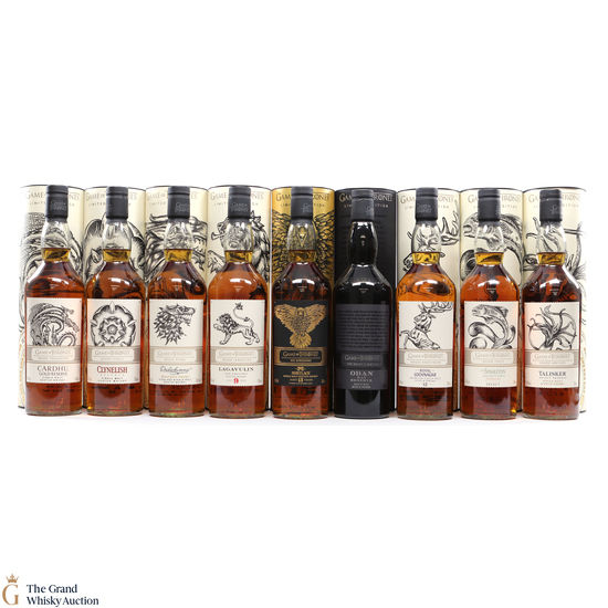 Game of Thrones - Limited Editions - 9 x 70cl (with Mortlach)