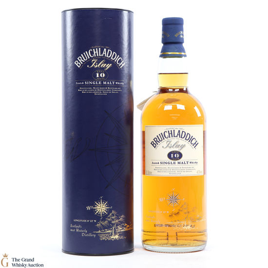 Bruichladdich - 10 Year Old 1L (1990s)
