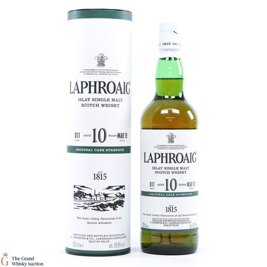 Laphroaig - 10 Year Old - Original Cask Strength Batch #011