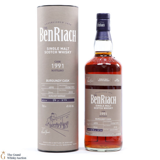 Benriach - 1991 - Burgundy Cask #6898