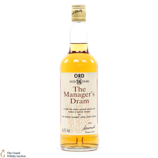 Glen Ord - 16 Year Old -Manager's Dram 1991
