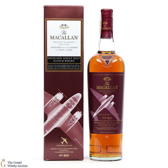 Macallan - Whisky Maker's Edition - Classic Travel Range 1930s Propeller Plane