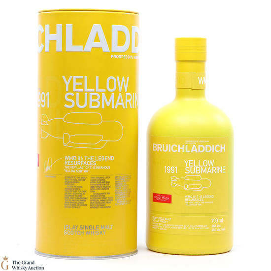 Bruichladdich - 25 Year Old (1991) - Yellow Submarine WMDIII - The Legend Resurfaces