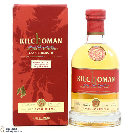 Kilchoman  - 2011 - Islay Pipe Band Single Cask 2016
