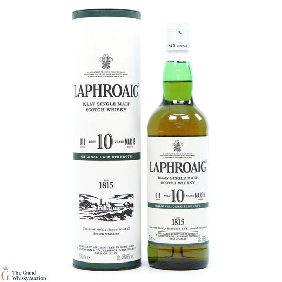 Laphroaig - 10 Year Old - Original Cask Strength Batch #011