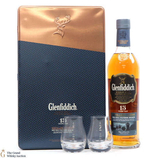 Glenfiddich - 15 Year Old - Distillery Edition + Glasses