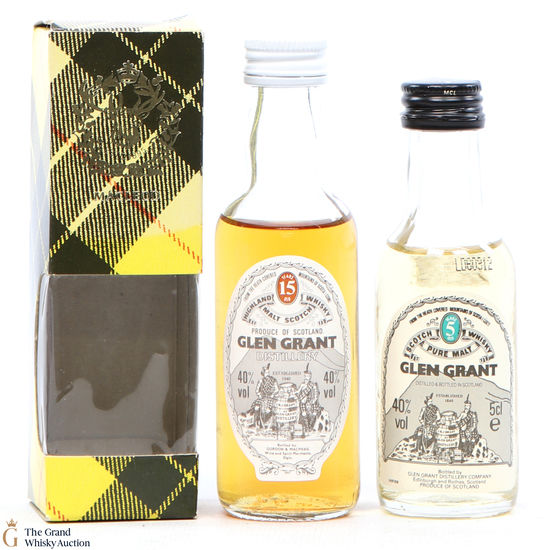 Glen Grant - 5 & 15 Year Old (2 x 5cl)