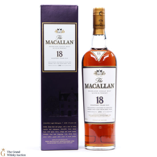 Macallan - 18 Year Old Sherry Oak (1995)
