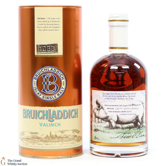 Bruichladdich - 1988 Valinch - Continuation of the Celebration "Babe"