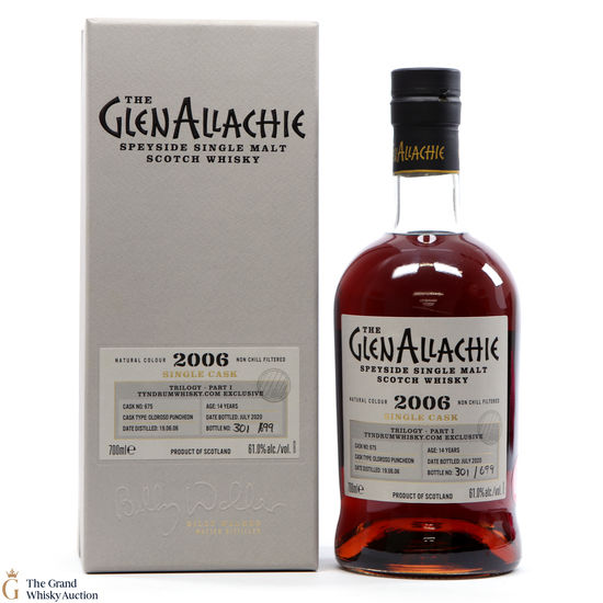 Glenallachie - 14 Year Old 2006 Single Cask #675 - Tyndrum Whisky Exclusive Part 1