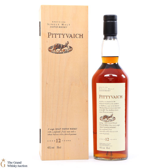 Pittyvaich - 12 Year Old - Flora and Fauna (Wooden Box)