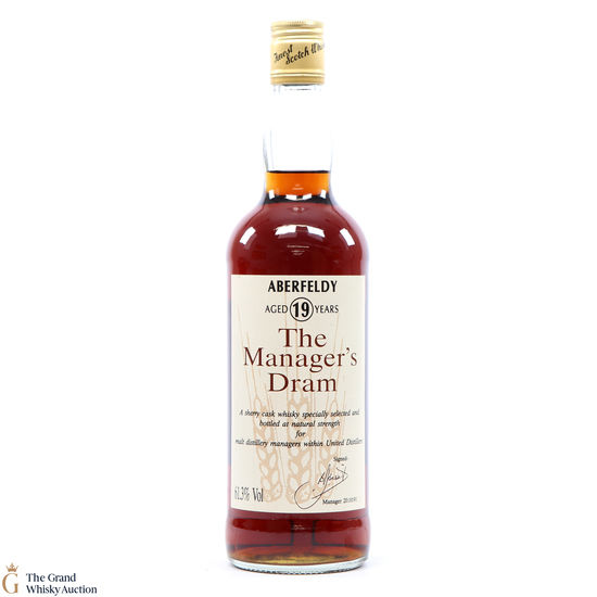 Aberfeldy - 19 Year Old - 1991 Manager's Dram 