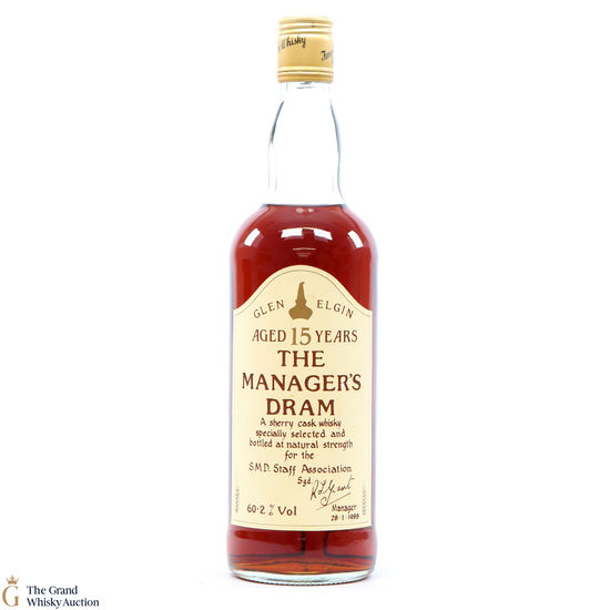 Glen Elgin - 15 Year Old (1988) - Manager's Dram