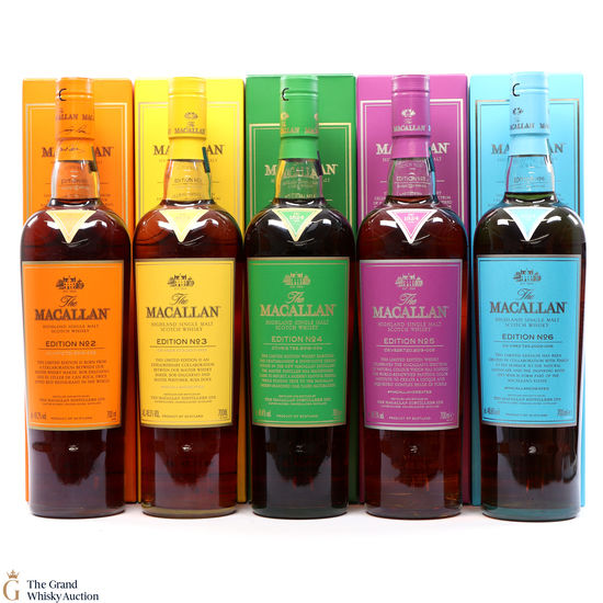 Macallan - Edition 2,3,4,5 & 6