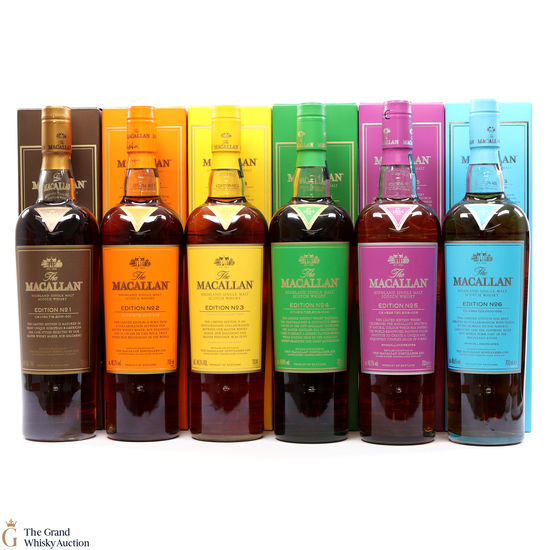 Macallan - Edition 1,2,3,4,5 & 6