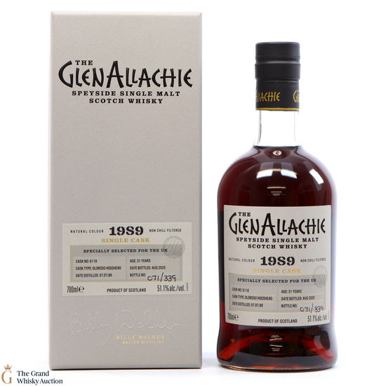 Glenallachie - 31 Year Old 1989 Single Cask #6118