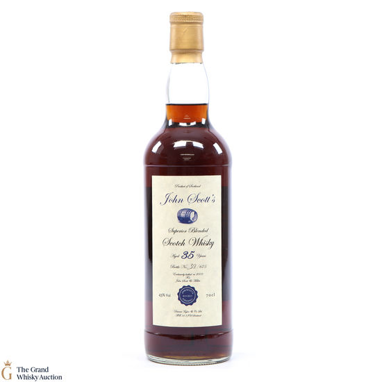 John Scott - 35 Year Old Superior Blended Highland Park & Invergordon