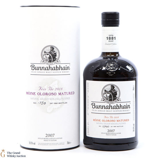 Bunnahabhain - 2007 Moine Oloroso - Fèis Ìle 2018