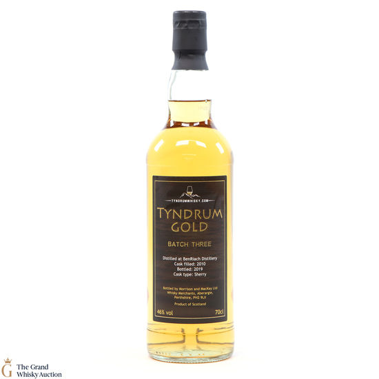 Benriach - Tyndrum Gold Batch 3 2010 / 2019