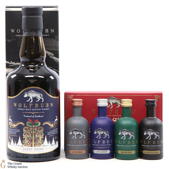 Wolfburn - Silent Night 2020 (70cl) & Fourth Day of Christmas - (4 x 5cl)