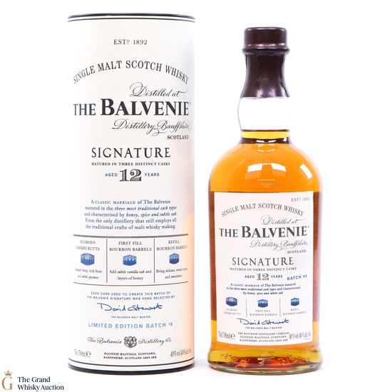 Balvenie - 12 Year Old -  Signature - Batch #4