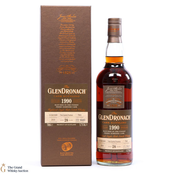 Glendronach - 28 Year Old 1990 Single PX Cask #7905