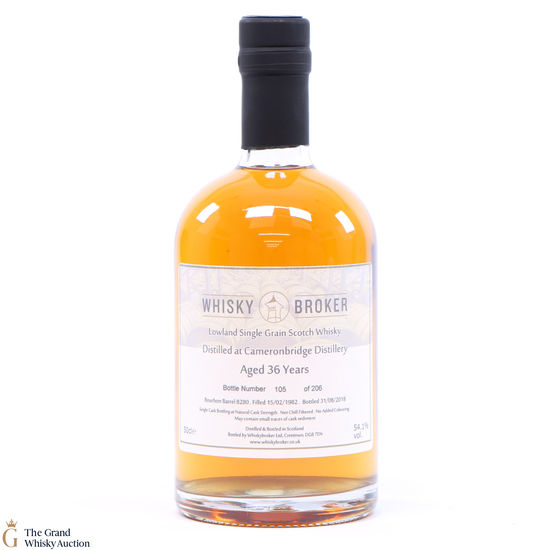 Cameronbridge 36 Year Old #8280 - Whisky Broker