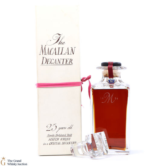 Macallan - 25 Year Old 1963 - Tudor Crystal Decanter