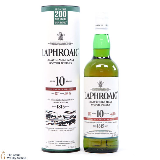 Laphroaig - 10 Year Old - Original Cask Strength Batch #007