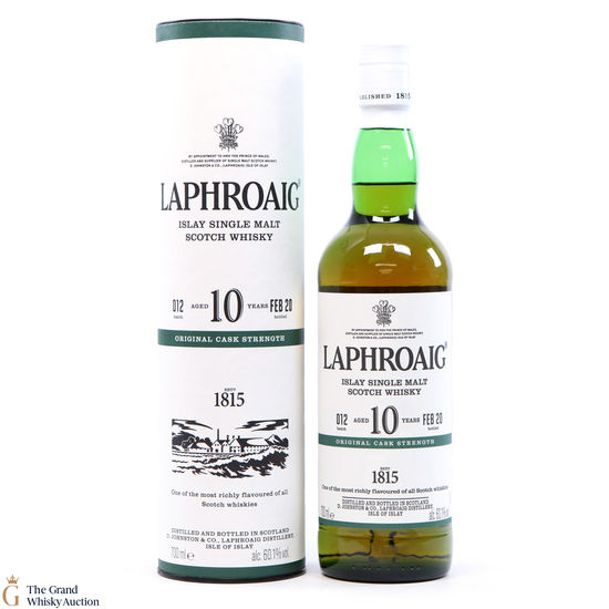 Laphroaig - 10 Year Old - Original Cask Strength Batch #012