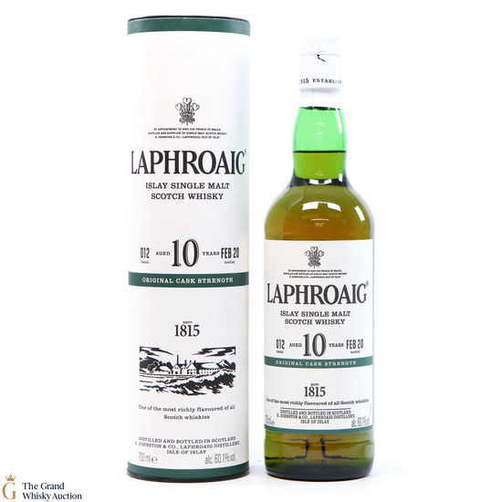 Laphroaig - 10 Year Old - Original Cask Strength Batch #012